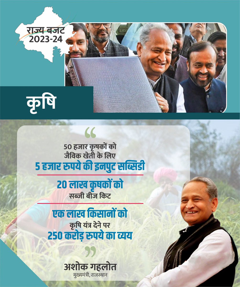 RG_Yuva_Mitra's tweet photo. कृषि को सशक्त बनाना: जैविक खेती के लिए 50,000 के साथ हरित भविष्य का विकास.
@ashokgehlot51 @RajGovOfficial @RajCMO https://t.co/UuUzVH4DFW