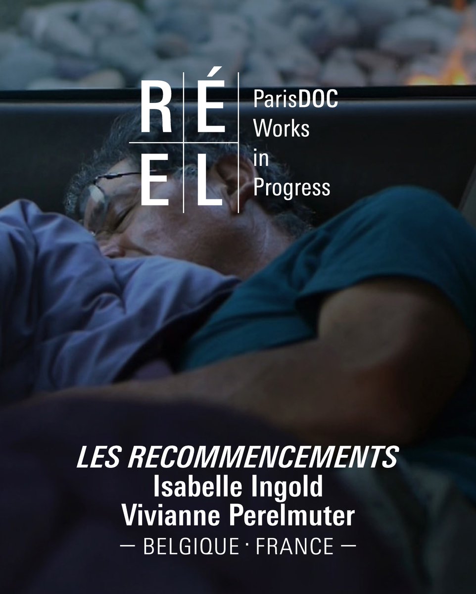 Notre prochain film avec #ViviannePerelmuter #LesRecommencement fait partie de la sélection #ParisDOC work-in-progress du #CinémaDuRéel. Nous aurons la joie d'être accompagnées pour le pitch et le Q&amp;A par #HannePhlypo de #clindoeilfilms et #StéphaneJourdain de #LaHuitProduction.