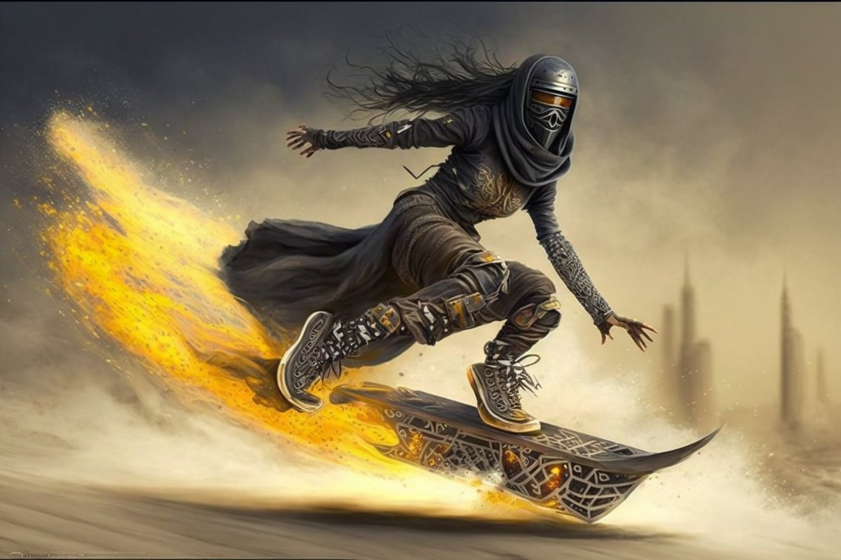 CyberartRealm's tweet photo. It's Friday 😁 so what better way to celebrate then by going hover boarding in the sandy dunes of #tavlos https://t.co/TltgRo6Eqm