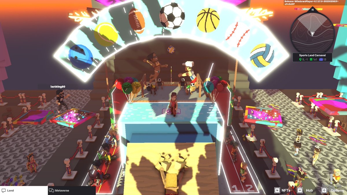 cheeonn111's tweet photo. @TheSandboxGame @hermitcrabgame Celebrating the Carnival in the SportsLand experience by @hermitcrabgame ! 🥳 https://t.co/mWft2YVUUP