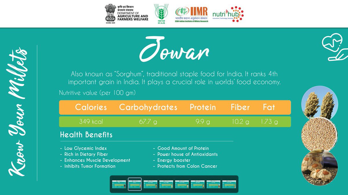 India in Phuentsholing on Twitter "Know Your Millets The term ‘Millet