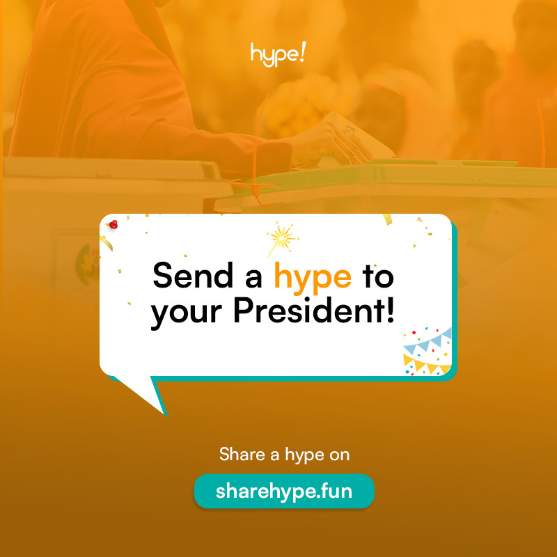 sharehypes's tweet photo. If you could send a direct congratulatory message to your candidate after he wins tomorrow's elections, what would you tell him?

Quote this tweet with your hype let's see who has the most creative congratulatory message! https://t.co/aDqTjSFYug