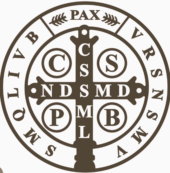 MarcioRobert_'s tweet photo. Crux Sancti Patris Benedicti! Crux Sacra Sit Mihi Lux! Non Draco Sit Mihi Lux! Vade Retro Satana! https://t.co/qMemHpXAr1