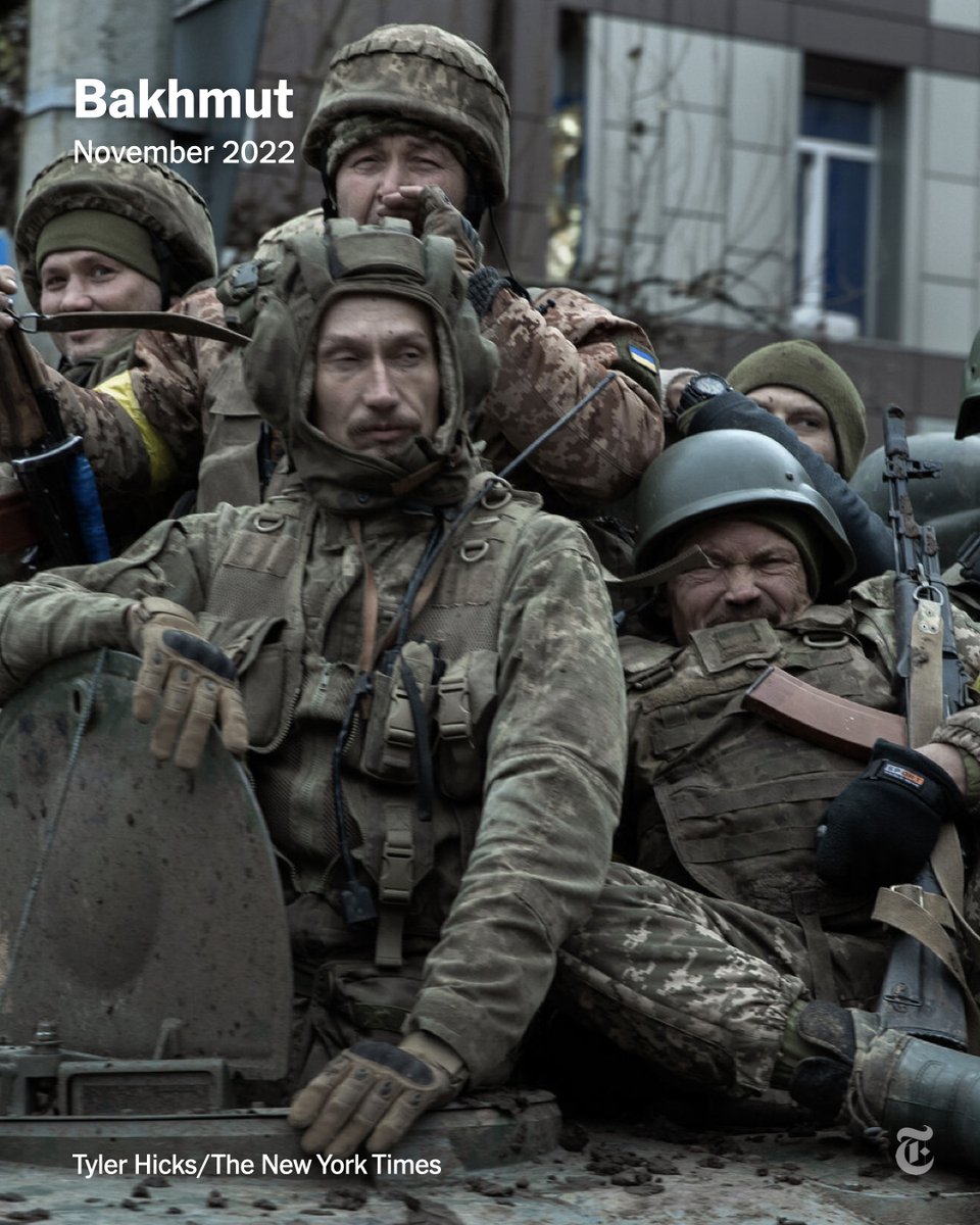 nytimes's tweet photo. In a year of war in Ukraine, New York Times photographers have reported from the front line, from cities and villages and in the footsteps of refugees.

See the photos that stayed with them.
https://t.co/oK4V6ImW7X https://t.co/MERVzrEEem