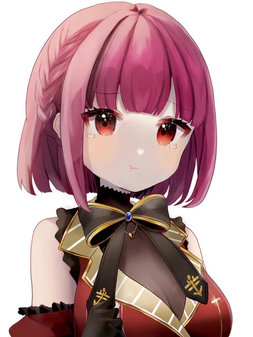 「髪切ったの見たいって君たち言ってたからぁ……」(バレンタイン企画のボブ最高でした!!!) #マリンのお宝 
