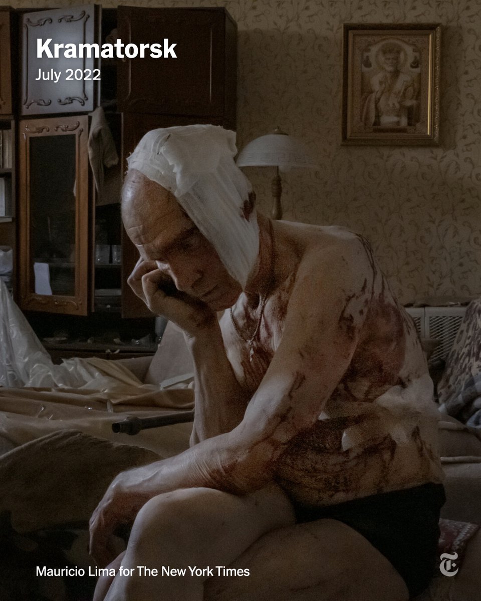 nytimes's tweet photo. In a year of war in Ukraine, New York Times photographers have reported from the front line, from cities and villages and in the footsteps of refugees.

See the photos that stayed with them.
https://t.co/oK4V6ImW7X https://t.co/MERVzrEEem