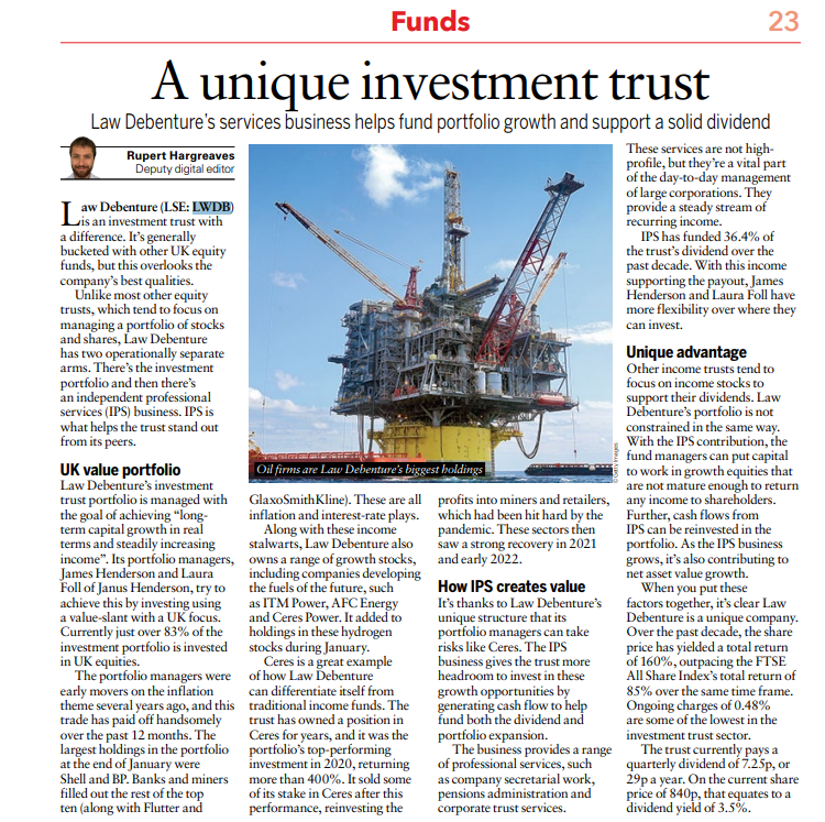 upthetoffees's tweet image. Sticking with boring funds 😀 #LWDB- this one appreciated +11% in 1 year and has a +3.5 % divi