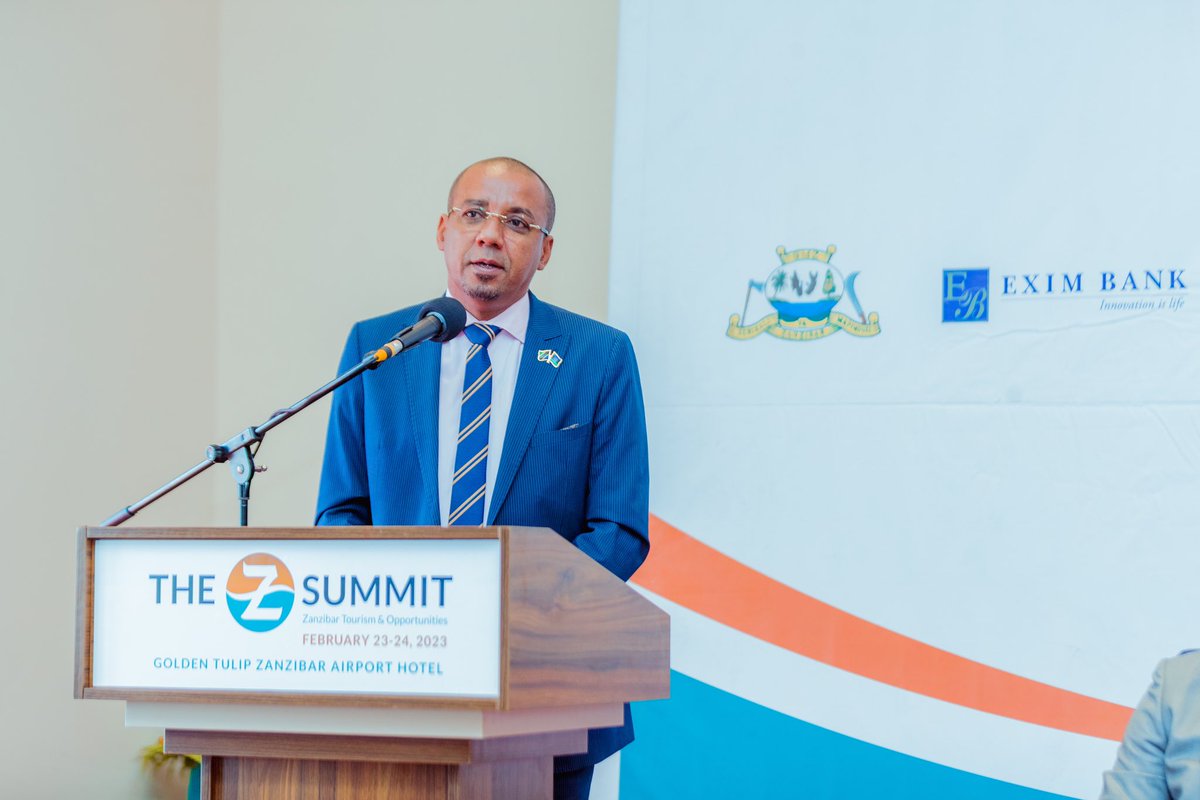 Exim_BankTZ's tweet photo. Katika kuunga mkono juhudi za Serikali ya Mapinduzi ya Zanzibar ya kukuza sekta ya Utalii na Uchumi wa Bluu Zanzibar, Benki yetu imekuwa mdhamini Mkuu pamoja na kushiriki katika mkutano na maonyesho ya wadau wa biashara ya utalii Zanzibar (Z-Summit).
#ZSummit https://t.co/xQ3KHZy6Bf