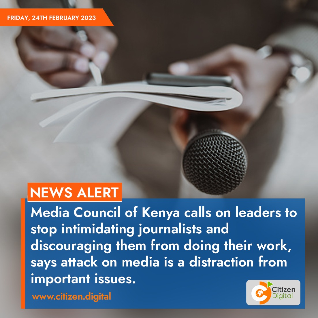 Citizen Tv Kenya On Twitter Media Council Of Kenya Calls On Leaders Citizen Tv Kenya On Twitter Media Council Of Kenya Calls On Leaders