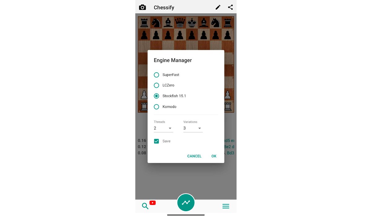 ChessifyMe's tweet photo. Just to be clear, we upgraded to Stockfish 15.1 a while ago. #UpdateApp and #DontCheat 🙏 https://t.co/AVXTgfGxEU
