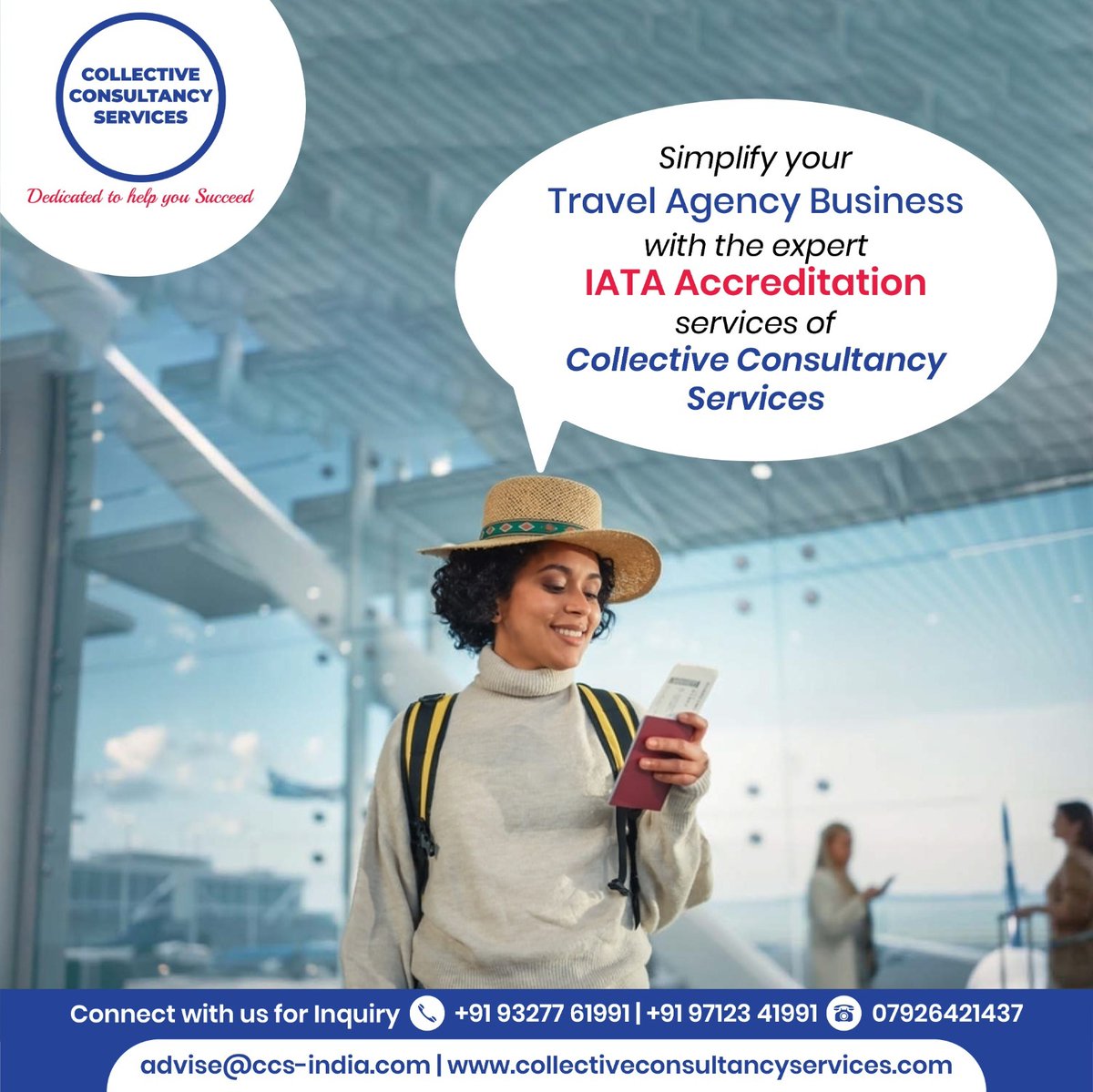 Streamline your travel agency with the professional IATA accreditation services of CCS and simplify the path to success.
Contact - @bajaj.ankitkumar - 9327761991
Fill in this link - bit.ly/3QGkdcy for more details
#SimplifyBusiness #TravelAgency #IATAaccreditation