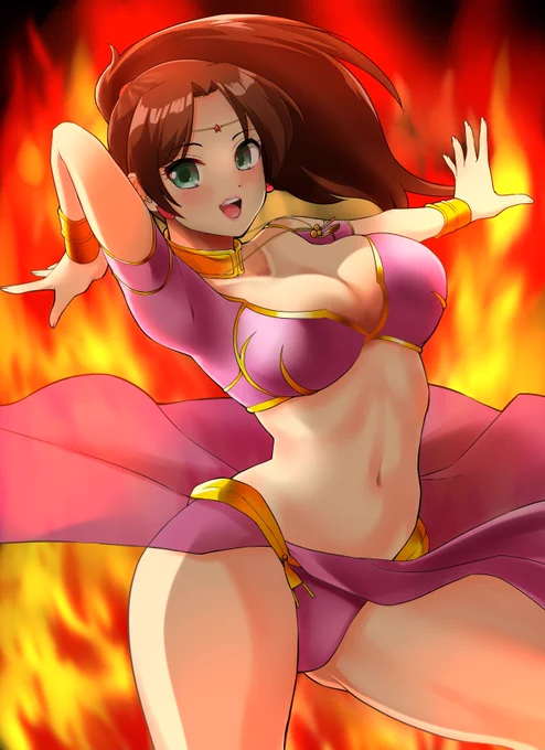 #懐かしいキャラの画像を載せてRTされた数がそのキャラの認知度この娘さんはえちで良きでしたが、アラビアンファイトはめちゃめちゃ苦手(;^ω^) 