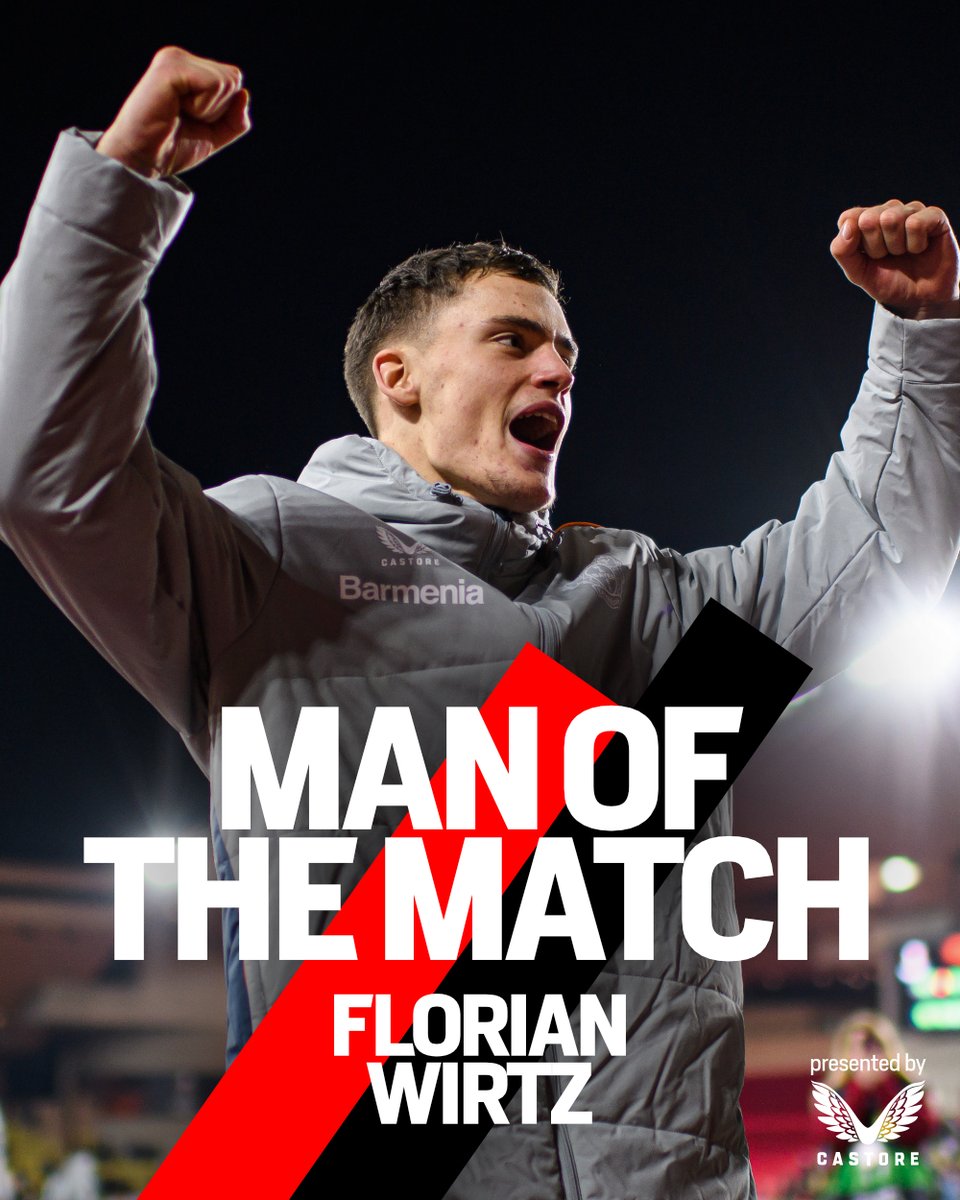 bayer04fussball's tweet photo. ๐ฅ Torschรผtze, Vorbereiter โ Man of the Match! Verdientermaรen fรผr ein ganz starkes Spiel. Glรผckwunsch, Flo! ๐๐๐
๐ #ASMB04 | #UEL | #Bayer04 https://t.co/IWljNfsEQI
