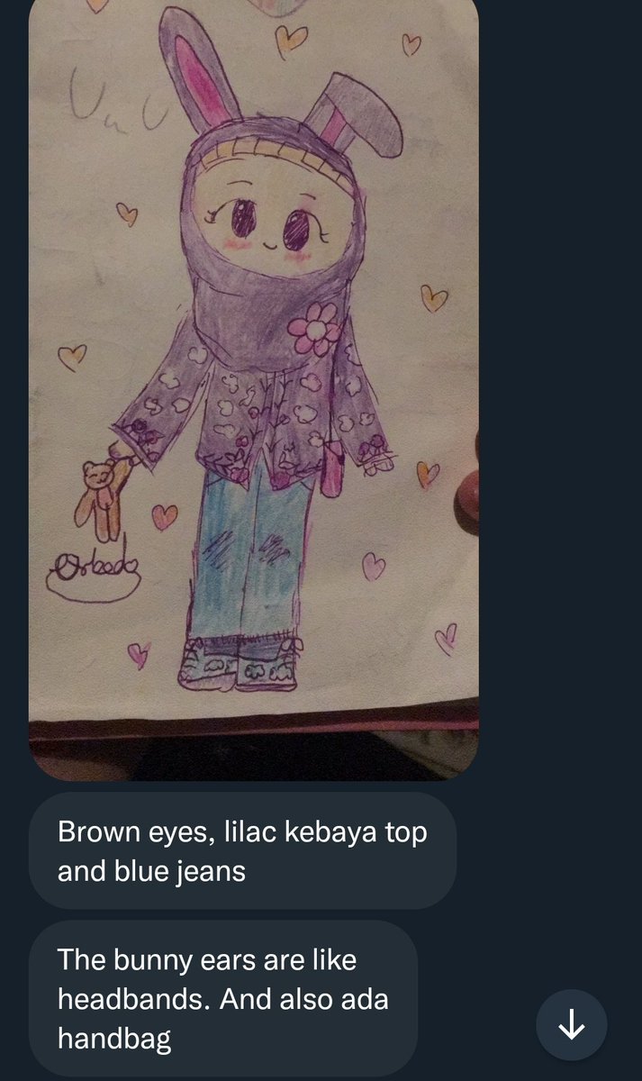 emeldahanjelo's tweet photo. This post is especially for Orked (8) who drew this 😍 for her sister Lily (6). Orked's drawings are amazing for her age, and being able to turn her ideas into a doll was a great experience for me. Thank you Orked 🫰🫰

@CazaAzmy 
From this.  🤩     To this.  ☺️ https://t.co/oIcOFSS8Y8