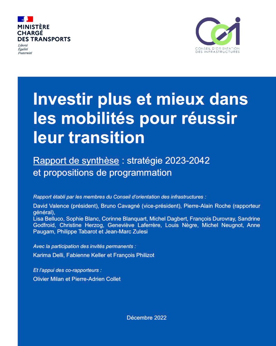 PhilippeTabarot's tweet photo. Ce matin, à Matignon, nous rendons le rapport du « COR » des transports à @Elisabeth_Borne qui propose des scénarios d’avenir pour les mobilités et infrastructures de transport.
Rapport qui aspire à une rupture au service d’un choc financier pour l’investissement ferroviaire. https://t.co/wKeNzm0FJt