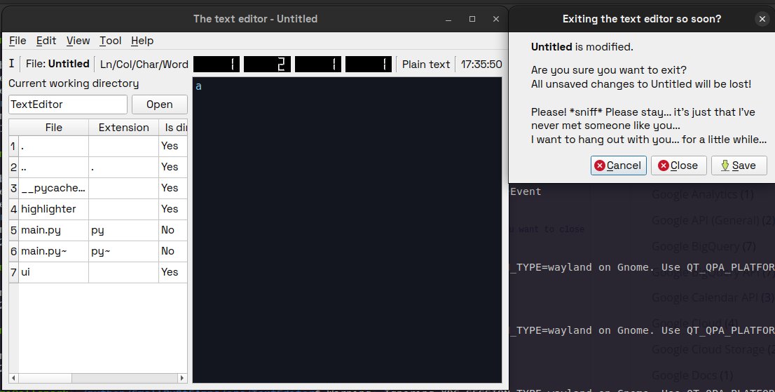 realKatsumi_vn's tweet image. My text editor&apos;s a cute waifu.
#PyQt5

Source: github.com/KatsumiKougen/…