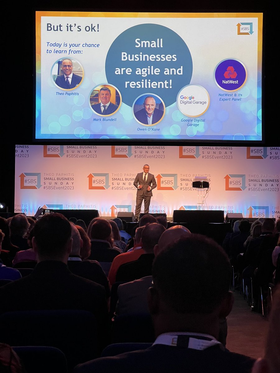 Small businesses are agile and resilient! Yes we are! 🙌  <a href="/kypros13/">kypros kyprianou</a> #SBSEvent2023