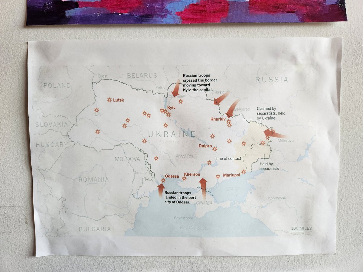 One year. And Ukraine stands.