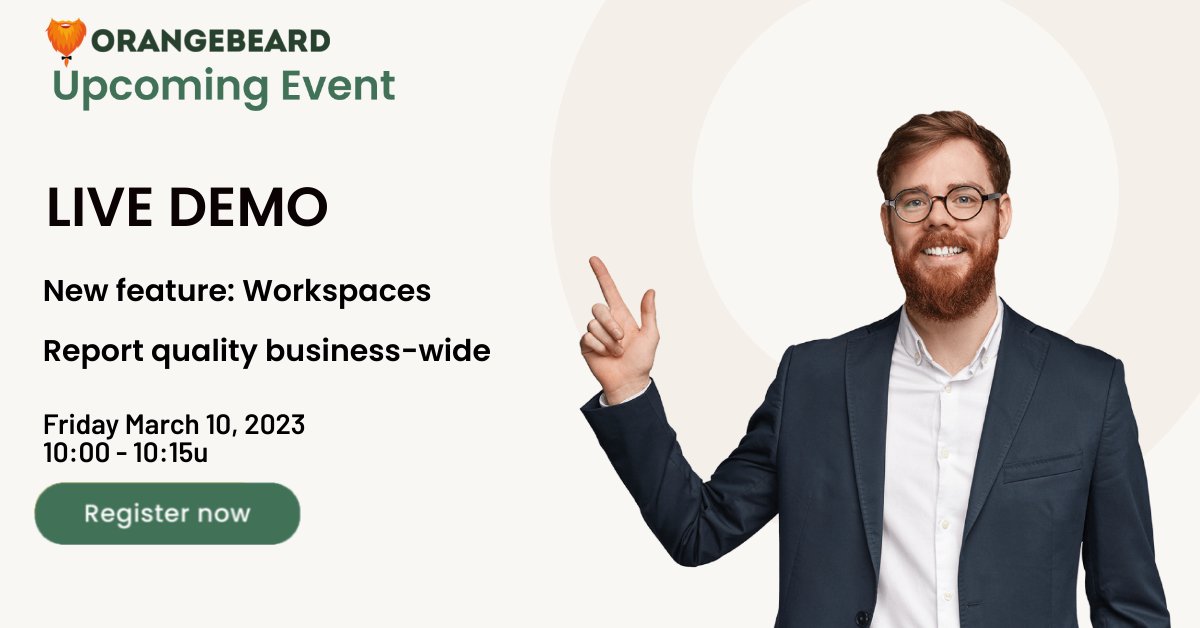 Register for our live demo (15 mins) of a new feature: "Workspaces"! When: March 10 at 10 am.

What? Report test results automatically across all projects. In 1 overview you'll obtain enterprise-wide information on the quality of all it systems.

Register: linkedin.com/video/event/ur…