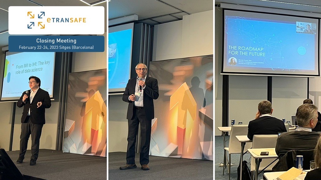 The past, present and future of eTRANSAFE meet here in Sitges this morning with presentations from our funding body <a href="/IHIEurope/">Innovative Health Initiative</a> and <a href="/Instemsoftware/">Instem</a>, the future sustainer of the eTRANSAFE ToxHub platform
 
#H2020 #toxicology #insilico #drugsafety