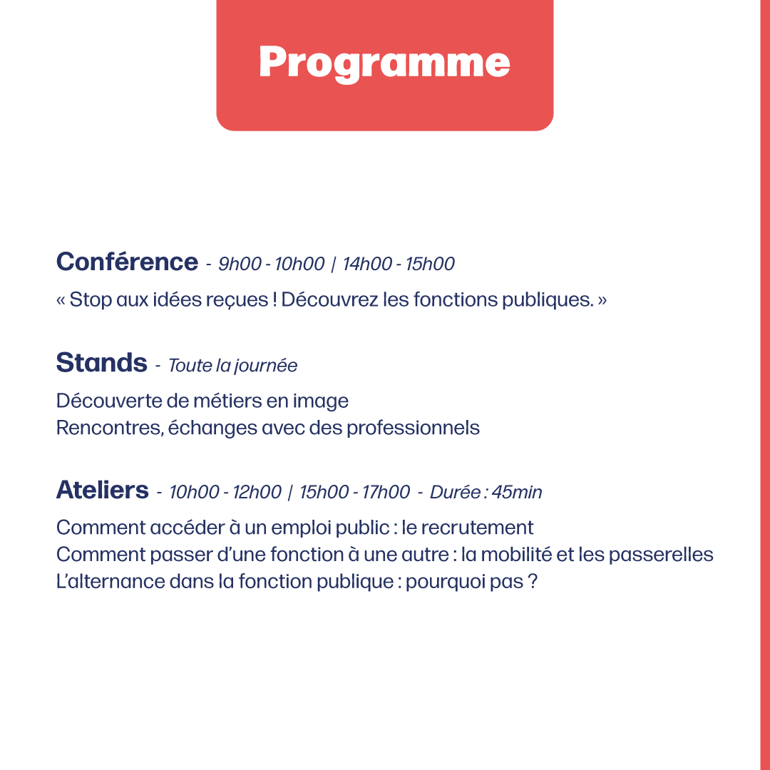 Prefet36's tweet photo. 📅Agenda !
La préfecture de l’Indre, en partenariat avec @Indre36 , le centre de gestion de la fonction publique territoriale et @Chateauroux36, organise une journée dédiée à l’emploi public : 
le 14 mars de 9H à 17 H, 
au Village by CA, Balsan,  à Châteauroux.
Venez nombreux ! https://t.co/sCxa77wT8Q