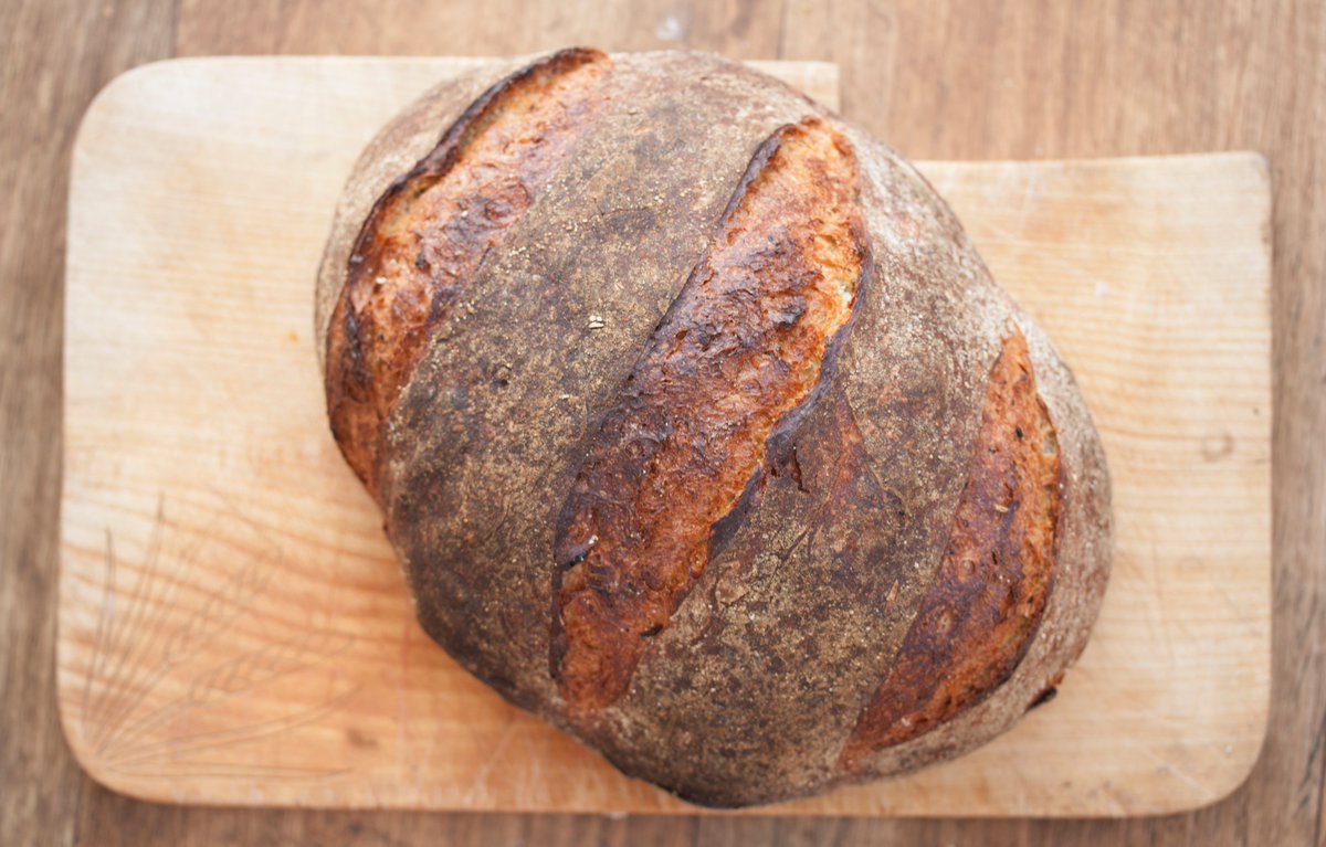 Last couple of days to grab our Roast Potato &amp; Rosemary loaf! Celebrate #RealBreadWeek with us and pick up a loaf for the weekend! Shop open today until 4.00, and Saturday 9-1! #RealBread #Meanwood #Leeds #Bakery