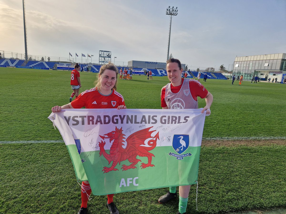 We <a href="/zdams7/">Zara Dams</a> absolutely love our #WalesAway trips. 

#PinatarCup

<a href="/YstradFCJuniors/">Ystrad AFC Juniors</a> <a href="/helenwardie10/">Helen Ward</a> <a href="/JessFishlock/">Jessica Fishlock MBE</a> <a href="/esthermorgan1h1/">Esther Morgan</a> <a href="/K2theroll/">Laura O'Sullivan-Jones</a>