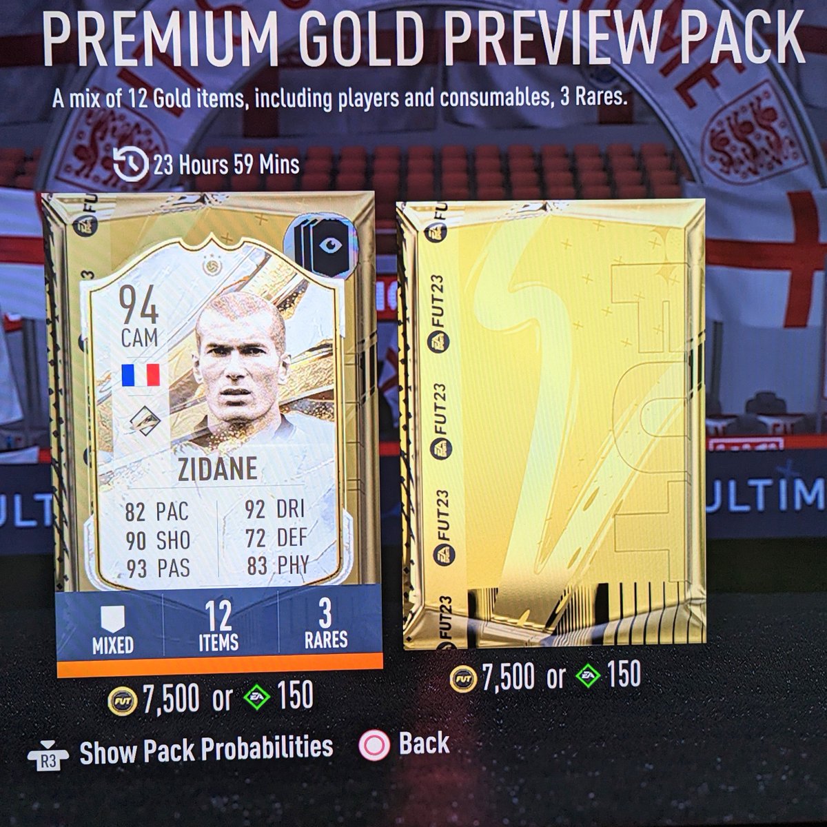 JamesMGGardner's tweet photo. Finally a preview pack worth the 7.5k...

#FIFA23 #FUT23 

@bateson87 @HecticTKS @DannyAaronsFUT @FUT_Accountant https://t.co/5zogWe8FEq