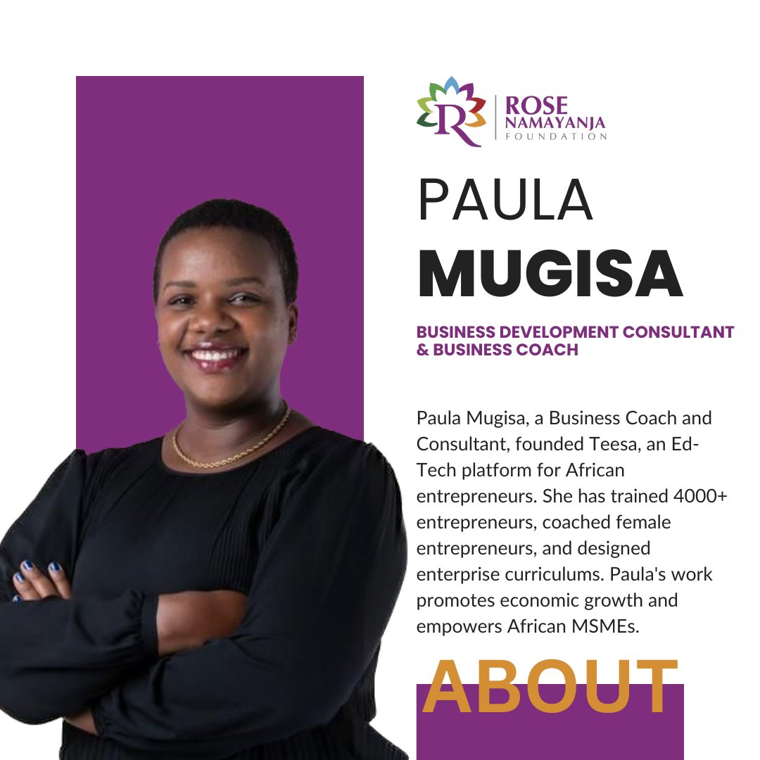 NamayanjaFound's tweet photo. Today we are honored to have a discussion with @hpaulamugisa as the facilitator for our Young Women Mentorship Cohort 4              We look forward to having a wonderful discussion with you dear #PersonalFinancialManagement https://t.co/mvko0Hg1la