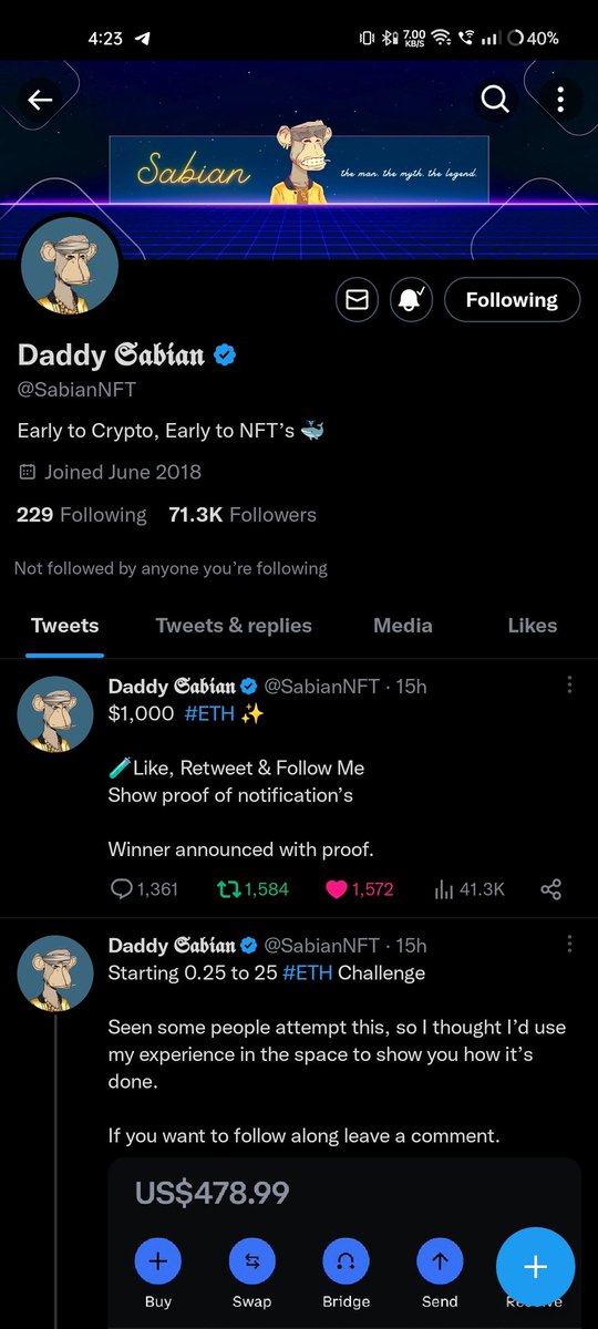 a7row's tweet photo. @SabianNFT Done ❣️
Excited https://t.co/WRkrpLM1eu