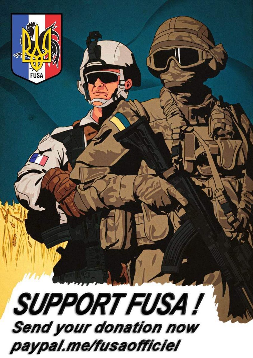 One year ago, former KGB officier and petty Russian dictator Putin unleashed his hordes against an European people. But the Ukrainians said no. They rose up and chose to defend their motherland and their freedom whatever the cost. Thanks to FUSA, you can help them. #UkraineWar