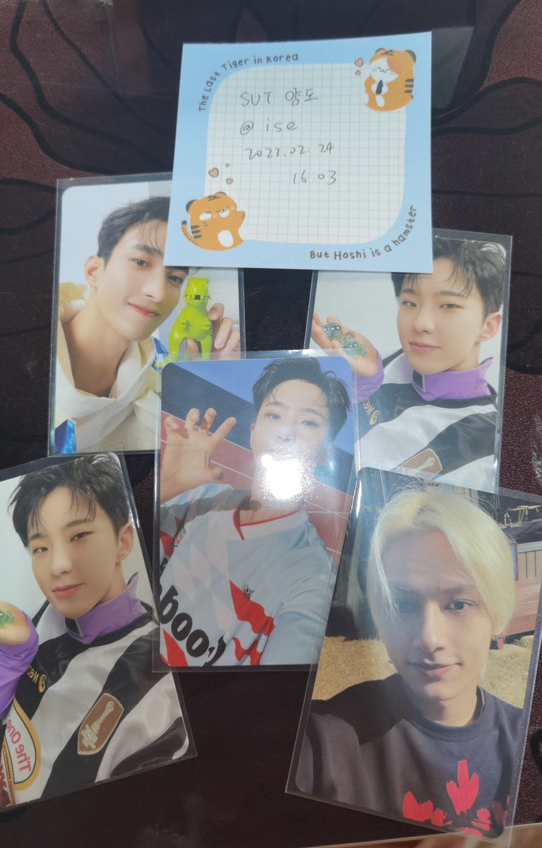 MGLC4RT's tweet photo. wts lfb ph! seventeen svt 

jun its 2 vod - 120
hoshi jolens - 250
dk dinosaur / dinokyeom - 230
hoshi horanghae - 250

dop: payo prio or dop on march 7

wts lfb ph booseoksoon bss second wind https://t.co/fP34NdJQke