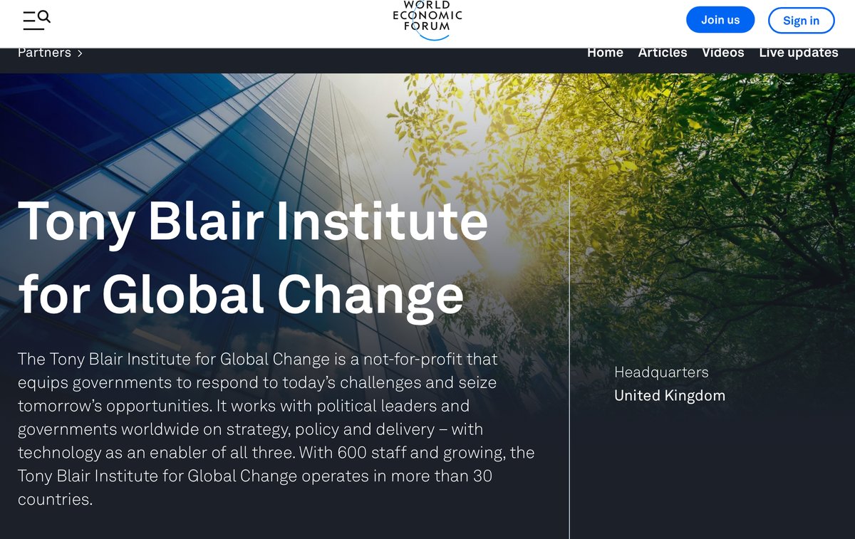 3. Both Tony Blair (Labour) and William Hague (Conservative) collaborated on the document. Surely it must raise a red flag for many that two former opponents on the opposite ends of the political spectrum worked together on this.

Both are WEF members. 