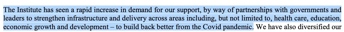 9. TBIGC proudly claim they work closely with governments and even spoke of "building back better" in their financial accounts.

Worst of all they don't hide the fact that they

“argued in favour of vaccine passports and Covid passes in the BMJ” 