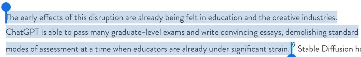 17. The report even cites an example of how AI can be used in educational settings.

So don't be surprised if children in future generations are taught by AI means.

Fancy a robot in the classroom ? 