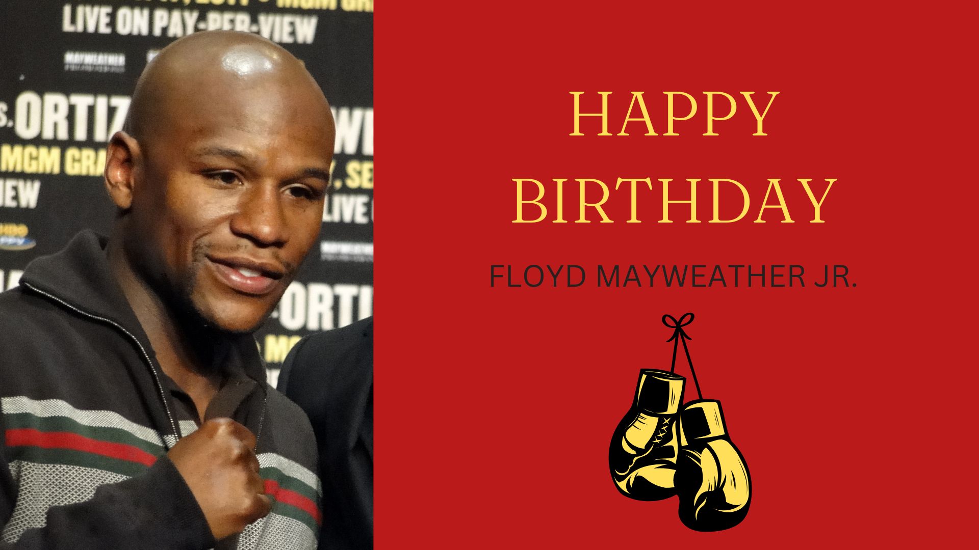  HAPPY BIRTHDAY! Box Floyd Mayweather Jr. (from Michigan!) turns 46 today. 