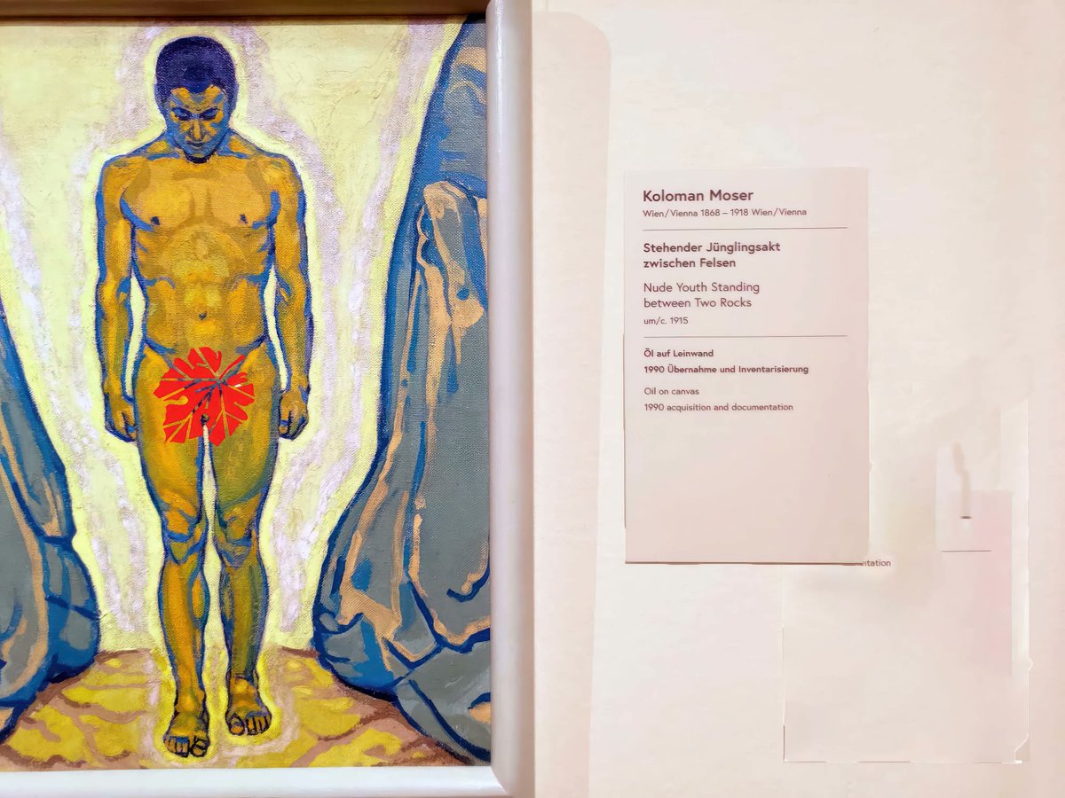 En el palacio de Belvedere, Viena, donde está "El Beso" de Klimt, me encontré una obra de nuestro tocayo, Koloman el pintor. Lo comparto censurado a fin de que no nos cierren la cuenta...