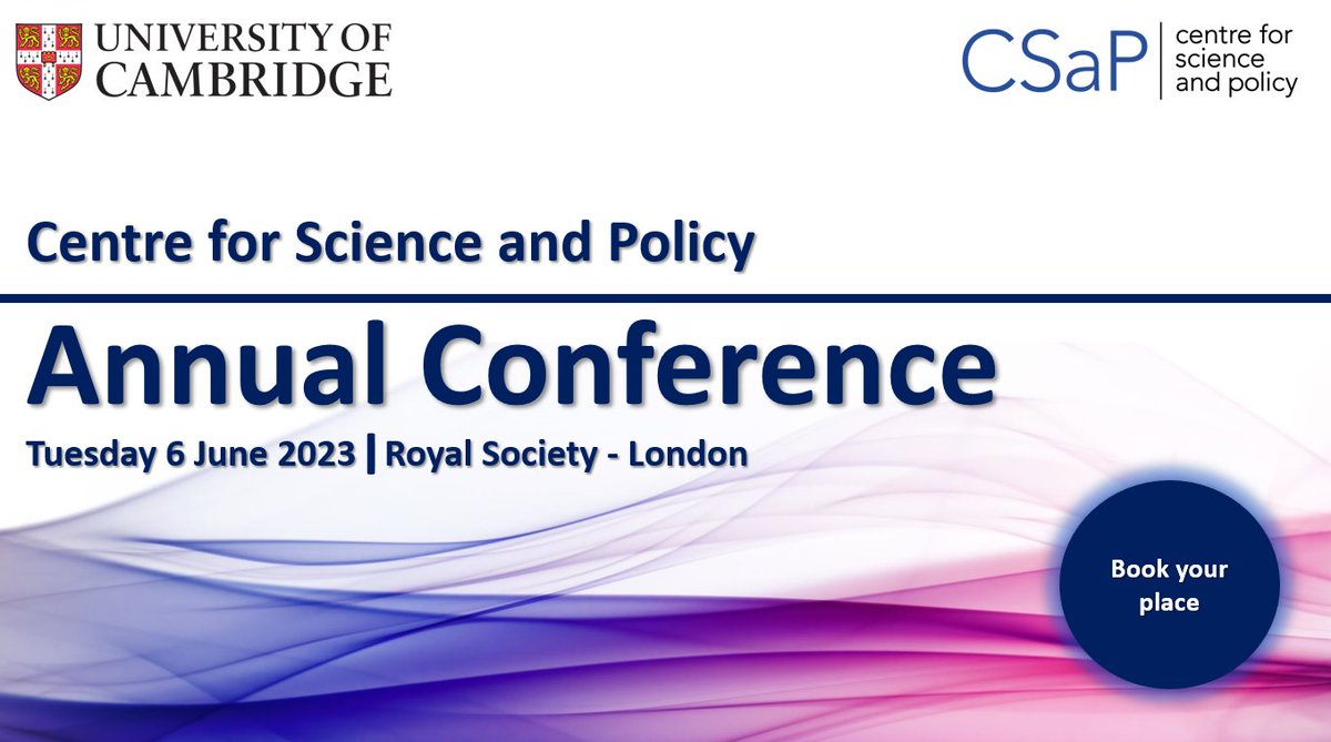 CSciPol's tweet photo. 📅Register for our Annual Conference now!

Our annual conference brings together policy professionals, academic experts and business leaders to network and discuss how science and research can address the grand challenges of our time. 

Book your place 👉https://t.co/1iGE6HiGLl https://t.co/qvtRjiVi3Z
