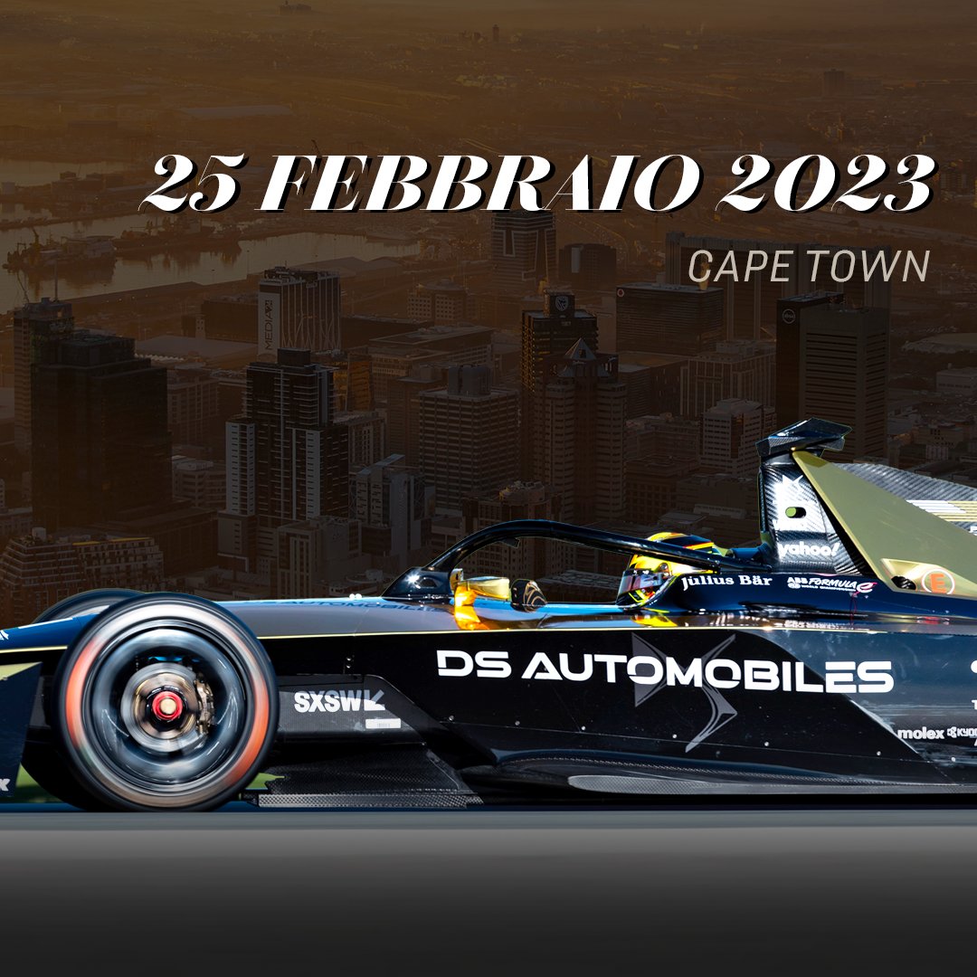 dsitalia's tweet image. Cape Town, we are ready. Il team @ds_penske_fe è pronto per la prossima gara. Segnatevi la data e non perdetevi le emozioni. 

@DS_Performance, @ds_penske_fe
#FormulaE #Dsperformance #DSautomobiles