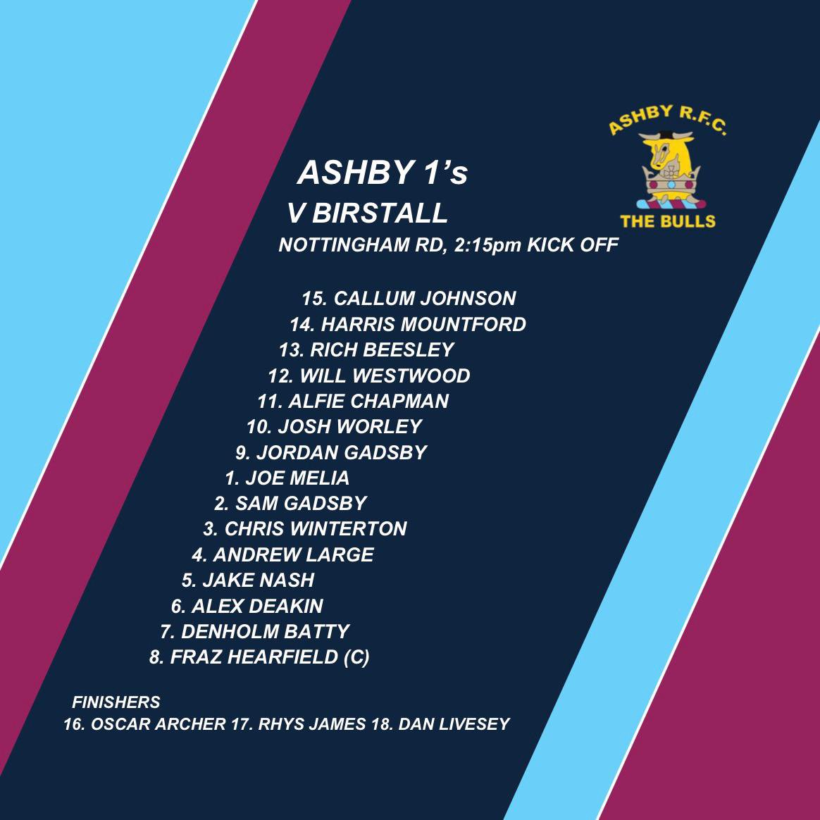 ASHBYRFC's tweet photo. Ashby 1’s welcome Birstall this weekend in what is set to be a crucial league battle between the clubs. As if that wasn’t enough of a reason to get down to watch, 6 nations fixtures will be on in the clubhouse. Get yourselves down for an absolute cracker of a Saturday.
#ASHBIR https://t.co/txYqswkTad