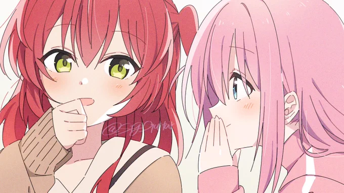 内緒話するぼ喜多 