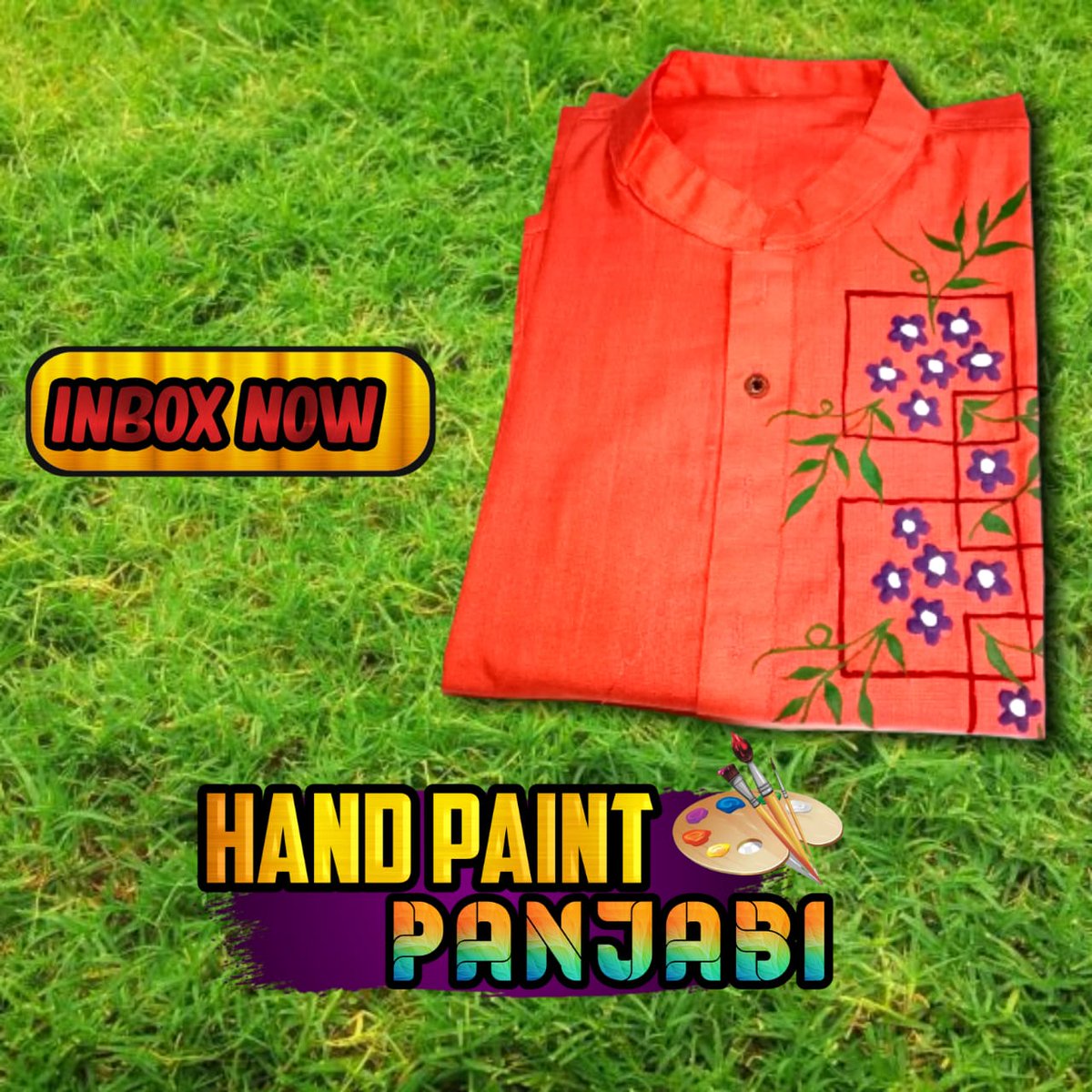 HanesVlog's tweet photo. 🌺🌺হ্যান্ড পেইন্ট পাঞ্জাবি || Hand paint panjabi ||

কাপড়  ‌           : আড়ং কটন।
কাপড়ের রং    : মিষ্টি কালার ।🌺🌺
ডিজাইনের রং : সাদা রংয়ের এম্বুশের কাজ ।💐💐
#handpaintedmug #handpaintedart #handpaintedclothing #handpaintedfashion #handpainteddecor https://t.co/SfnMKhJTNI