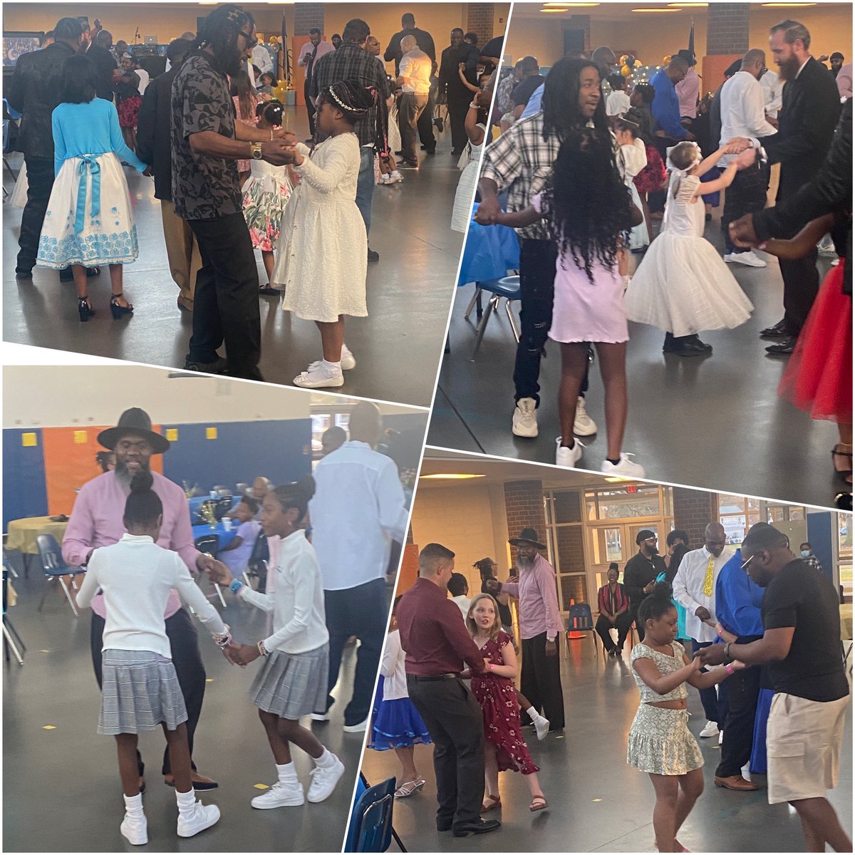 CradockES's tweet photo. Our very first Daddy Daughter dance at Cradock Elementary School was a HUGE success!! Shoutout to our amaaazing PTA, faculty, staff and administration!! #PPSStrong #EagleNatiom #PPS #CrES @JolleyLa @PortsVASchools @ebracyPPS https://t.co/DIMawFcqML