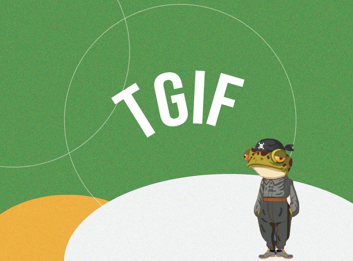 Heyo Frogz! 🐸

TGIF 🌝🚀

#NFTCommunity #NFT #ETH