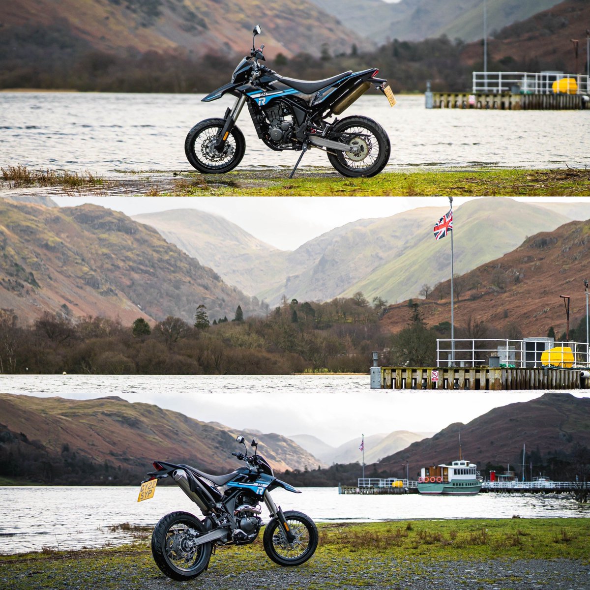 Exploring the Lakes with @sinnismotorcycles 

#sinnismotorcycles #sinnissmr #sinnisapache #supermoto #supermotonation #supermotolife #motorcyclephotography #photography #moto #motorcycle #super #instagood #bikerzone #125cc #braap #motorbike #motolife #motorcycles #photographer