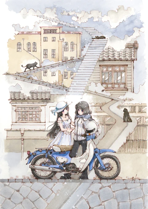 たくさんいいねありがとうございます。スキャンしたデータ、ちょっと加筆してます。 
