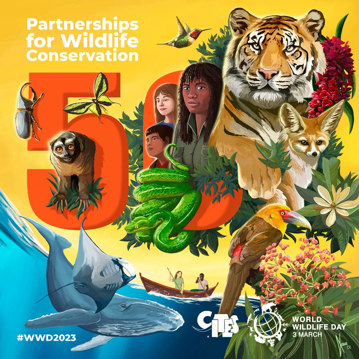 UNEP's tweet photo. Biological diversity is at the heart of healthy &amp; productive ecosystems.

Ahead of #WorldWildlifeDay, share actions #ForNature to conserve wildlife: https://t.co/K2w3i0896z via @CITES https://t.co/qEYd20exn9