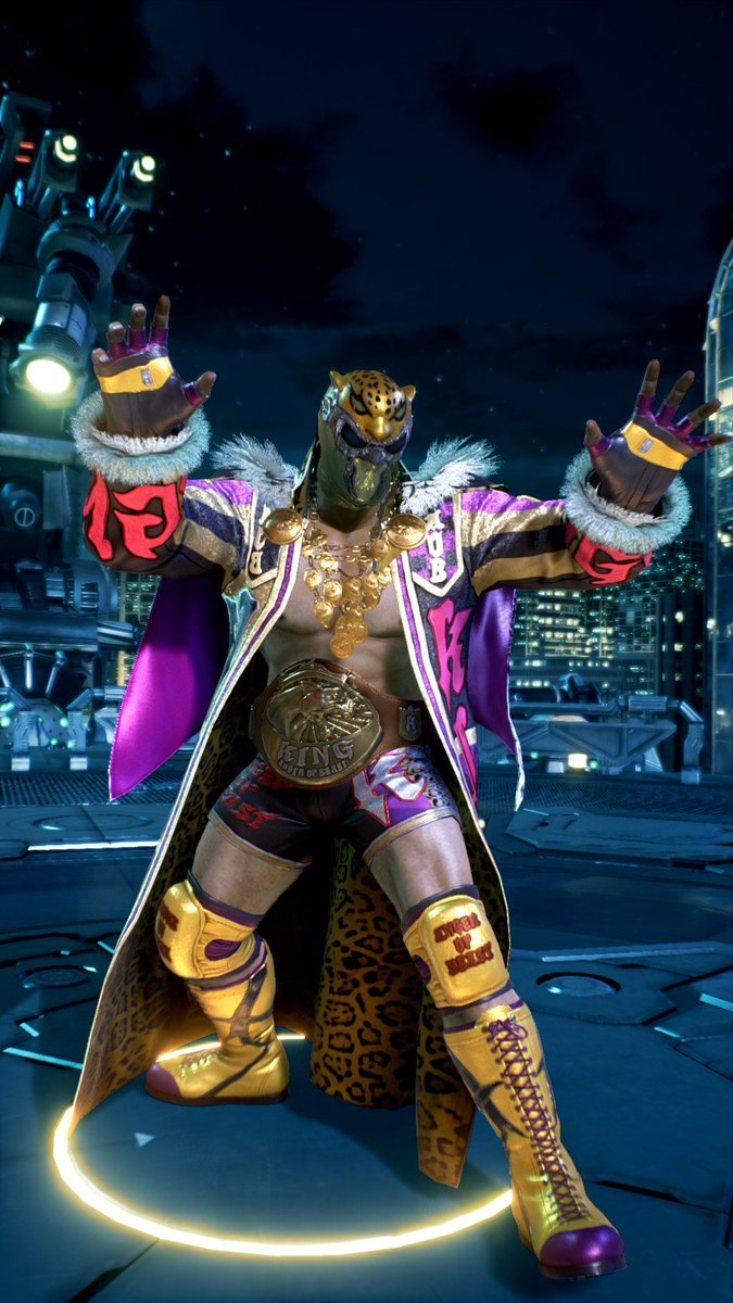 CiaranRH93's tweet photo. Kazuchika Okada as King from Tekken and King as Okada! https://t.co/Snf1mXWohe