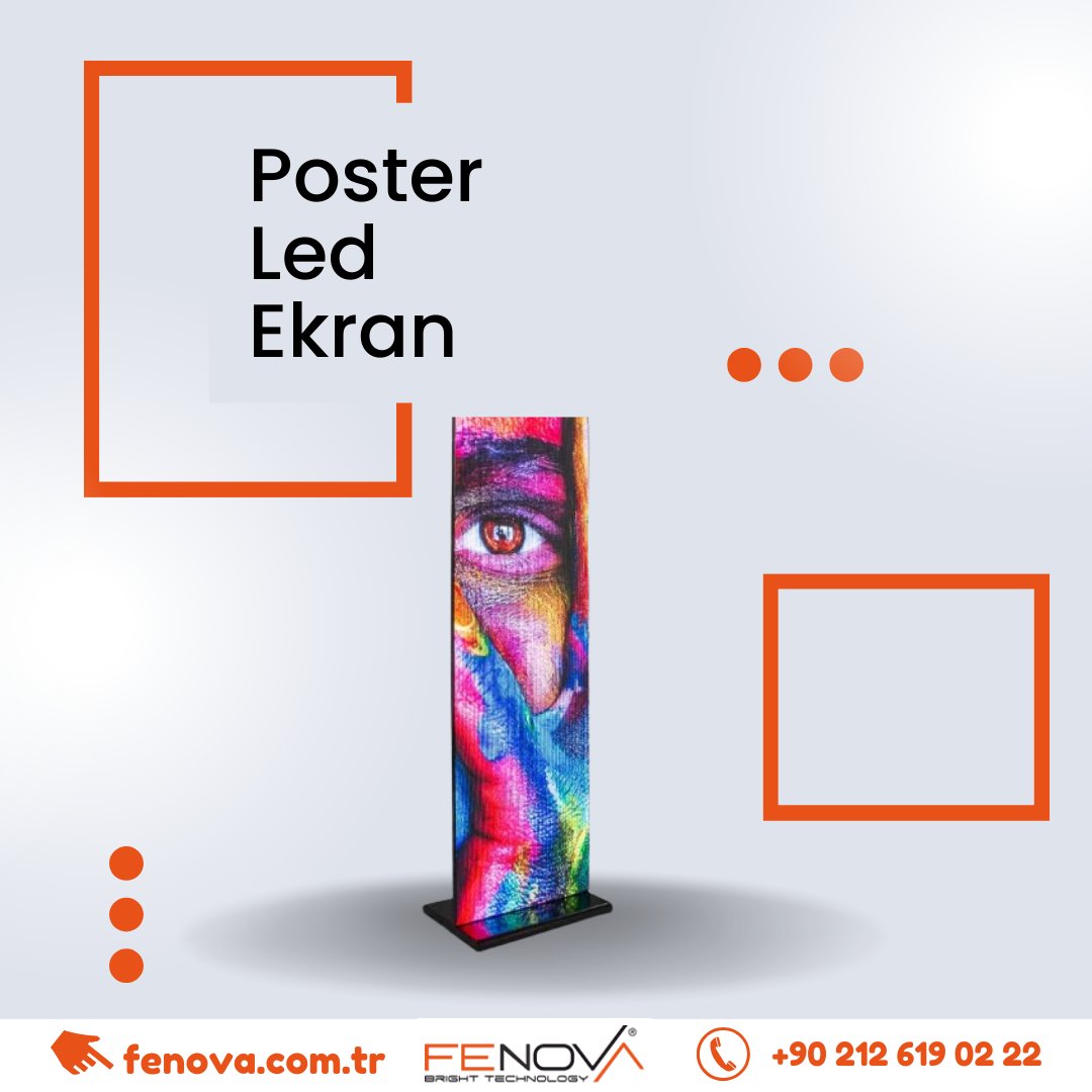 fenovateknoloji's tweet image. 🏆 POSTER LED EKRAN
✔️ Poster LED EKRANLAR alışveriş merkezleri, mağazalar, restaurantlar ve şirketlerin tanıtımlarında aktif olarak kullanılmaya başlamıştır.

🌐 fenova.com.tr/poster-led-ekr…

☎️ +90 212 619 02 22

📌 #posterledekran #posterekran #magazaledekran #ledekran #fenova