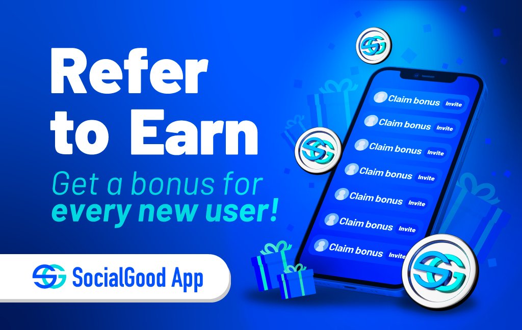 SocialGood_Inc's tweet photo. With the SocialGood App, you'll:
👉Get free #crypto every time you shop online (eBay, Walmart, Best Buy, AliExpress, and thousands more)
👉Get a $20 bonus for every friend you invite
Start earning now: https://t.co/j2MDk7pKVm https://t.co/DSqSIo8VJS